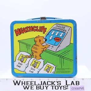 Heathcliff George Gately 1982 Metal Lunchbox ONLY Aladdin McNaught Vintage - Picture 1 of 7