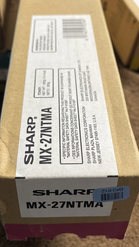 Genuine Sharp MX-27NTMA Magenta Toner - NEW SEALED - Image 1 of 1