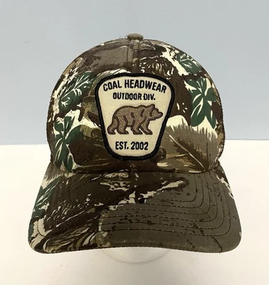 Gorra de camionero ajustable Coal Headwear camuflaje exterior división gorra Foto 1 de 4