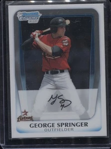 2011 Bowman Draft Chrome Prospect GEORGE SPRINGER 1st Bowman #BDPP81 - Picture 1 of 1