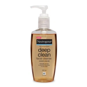 Neutrogena Deep Clean Gentle Facial Cleanser:2x Glycerin & Cleansing Agent:200ml - Picture 1 of 6