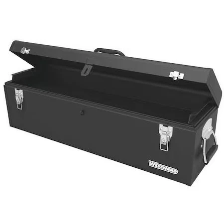 Westward 44Zj88 Westward Tool Box, Steel, Black, 30 In W X 7 In D X 9 In H - Image 1 of 1