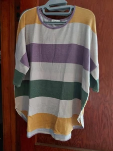 BOMBOM womans sweater top xl Short Sleeve Ex Condition - Picture 1 of 2