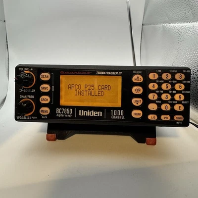 Uniden Bearcat BC785D Digital Scanner TrunkTracker III w/ APCO P25 Card  Working - Image 1 of 4