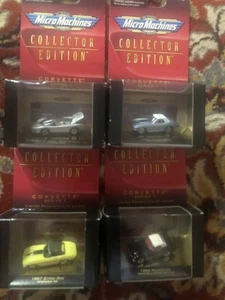 4 Unopened Micro Machines Corvette Series 1 limited Collector Edition Car - Picture 1 of 5