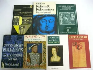 Richard III Henry VIII British History 1400s-1500s Reformation Boleyn 7 Books - Imagen 1 de 6