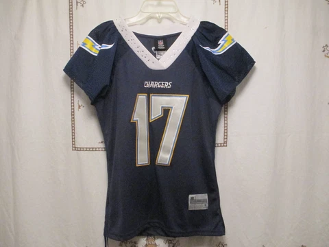NFL San Diego Chargers Philip Rivers #17 Jersey Reebok Women’s S Cover