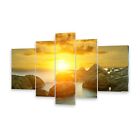 Mehrteilige Bilder Acrylglasbilder Wandbild Sonnenuntergang