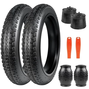 ZUKKA 2 Pack Fat Bike Tire,26 x 3.0-inch Electric Tricycle Fat Tire With 2 Tubes - Picture 1 of 6