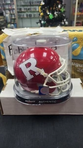 NIB RUTGERS SCARLET KNIGHTS SCHUTT AUTHENTIC MINI NCAA FOOTBALL HELMET BLANK - Picture 1 of 8