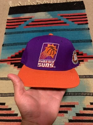 Vintage Phoenix Suns Starter Fitted Hat Cap The Natural Size 7 1/4 NBA Logo USA - Image 1 of 4