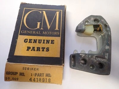 NOS 1963 1964 1965 1966 1967 Chevrolet Impala B-Air LH Door Striker GM # 4418916 - Image 1 of 3