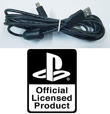 Official Usb Charger Charging Cable Cord For  Dualshock Playstation 3 Controller • 8.99£