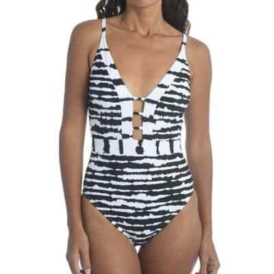 La Blanca L98205 Womens Elemental Plunge One-Piece Swimsuit Size 16 - Image 1 of 4