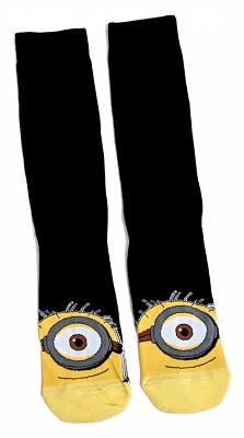 SOCK SHACK Mens Gents Despicable Me Minions Black Carl Socks 6-11 UK / 39-45 Eur / 7-12 US