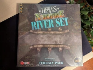 Heroes of Normandie River Terrain Pack Expansion Devil Pig Games - Picture 1 of 2