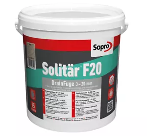 3,94€/kg 25kg Pflasterfugenmörtel sand SOPRO Solitär F20 Drainfuge - Bild 1 von 3