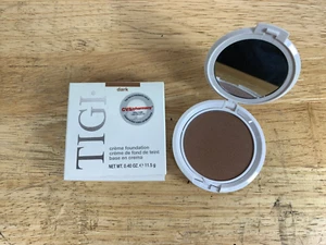 TIGI Professional Cosmetics Creme Foundation Compact - Dark .40 oz - Picture 1 of 4