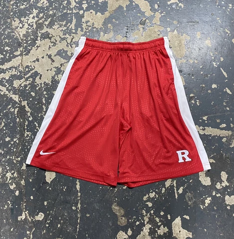 Nike NCAA Rutgers Scarlet Knights Dri-Fit Basketball Shorts Mens Size Large Lg L Cover