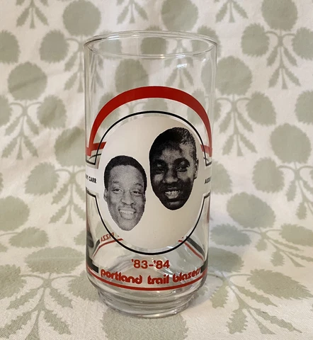 Portland Trail Blazers Glass Sunshine Pizza Exchange Carr Norris 1983 1984 Cover
