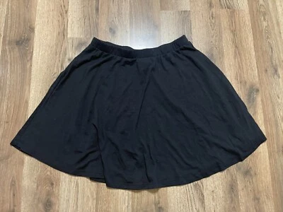 Falda Mossimo, Para Mujer Talla Mediana, Negra, Mini, Pull On Foto 1 de 4
