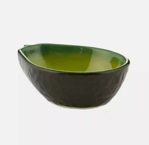 Typhoon Green Avocado Guacamole Stoneware Dining Party Serving Bowl Dish - Picture 1 of 5