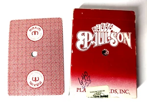 Carte da gioco vintage Maxim Hotel & Casino di Paulson, annullate, Tupac Shakur - Foto 1 di 3