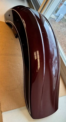 OEM Indian Scout Front Fender Maroon/Black 1024706-1931 - Image 1 of 4