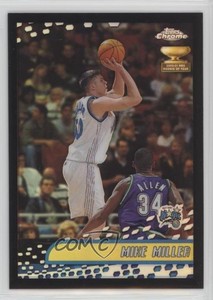2001-02 Topps Chrome Black Border Refractor /50 Mike Miller #96