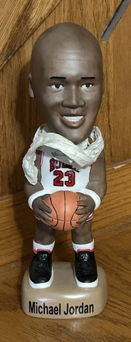 Michael Jordan SAM Bobblehead Chicago Bulls Basketball with Box Cover