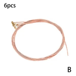 6Pcs/Set Replacement Steel Acoustic Guitar Strings Rustproof Folk C9N3 - Imagen 1 de 15