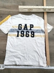 Gap 1969 Black Logo  Short Sleeve T-Shirt Size Medium (8-9) - Picture 1 of 9