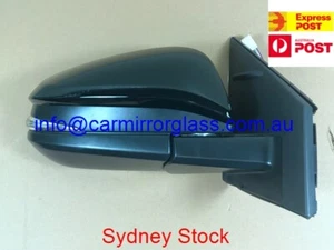 NEW DOOR MIRROR FOR TOYOTA RAV4 2013 - 2018 RIGHT SIDE (BLACK, No Autofold) - Picture 1 of 3