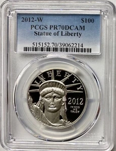 2012-W 1 oz PP Platin American Eagle PCGS PR70 DCAM - Bild 1 von 8