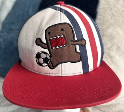 Sombrero Domo EE. UU. Azul, Blanco y Rojo Béisbol Billete Plano Ajustable Snapback Raro Usado Foto 1 de 4