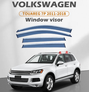 For Volkswagen Touareg 2011-2018 Window Visors Rain Sun Guard Ven ABS 4PCS