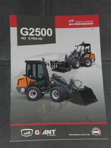 Ładowarka kołowa GIANT G2500, broszura ładowarki ( B 256 ) - Zdjęcie 1 z 1