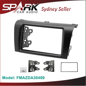 CP Double 2 Din Facia Kit Fascia Panel Plate Dash Surround For Mazda 3 2004-2009 - Foto 1 di 1