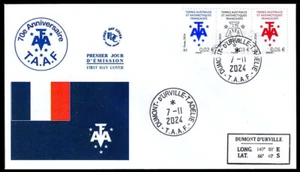 FSAT/TAAF 2024. 70 years of TAAF. FDC, Terre Adelie 7/11/2024 - Picture 1 of 1