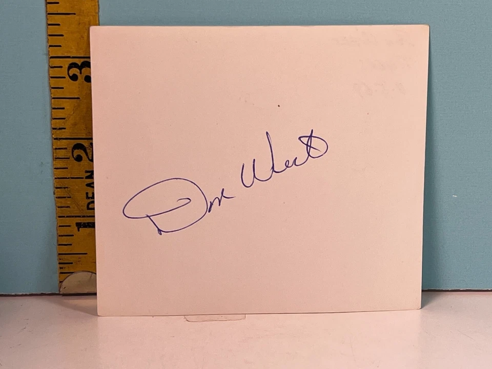 🔥 DON WERT Detroit Tigers Autographed Postcard🔥 - Image 1 of 1