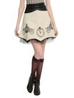 Hot Topic Disney Clothing Cinderella Black and Biege  Skirt size SM