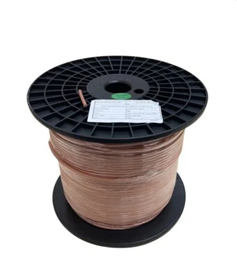 AMERICAN COAXIAL INDUSTRIES RG400–125 Feet Double Shield Silver M17-128 Mil Spec Coaxial cable USA Shipping