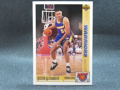1991-92 Upper Deck Rookie Standouts Victor Alexander #R21 Rookie - Image 1 of 2