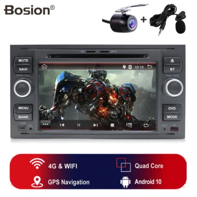 7'' Autoradio Für Ford Focus C-MAX S-MAX Android 10 GPS Navi DVD USB 2G+32G WIFI - Bild 1 von 4