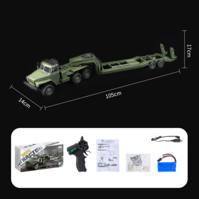 WPL B36-3 RC Car 1:16 Full Scale Trailer RC Cars Six Wheel Drive Remote Control - Image 1 of 4