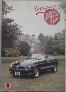 Enjoying MG magazine July 1991 Volume 11 No 7 - Picture 1 of 2