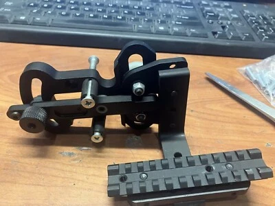 SOSOSHOOT Archery Red Dot Laser Sight, Scope Slider Adjustable Mount Holder Bow Hunting