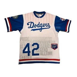 Jackie Robinson Brooklyn Dodgers Kenesaw Mountain Landis MVP Cooperstown Jersey - Picture 1 of 17