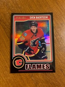 Sven Baertschi 2014-15 O Pee Chee Marquee Black Rainbow #47 Calgary Flames /100 - Picture 1 of 2
