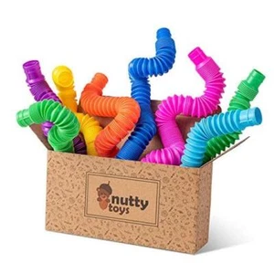 pk Pop Tubes Sensory Toys () Fine Motor Skills Learning Toddler Toy Large 8 - Picture 1 of 7